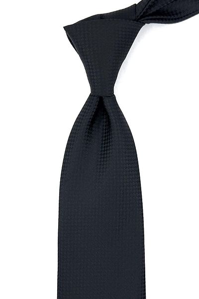 Kravatkolik Classic Tie with Black Dot Pattern Handkerchief Kk11127