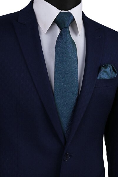 Kravatkolik Зелена кърпа с мотив от пясък Класическа вратовръзка Kk9476