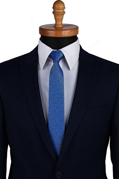 Kravatkolik Μπλε - Πράσινη Γραβάτα με Πουά Σχέδιο Slim Sk7491