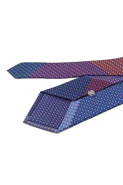 Kravatkolik Dot Pattern Multicolor Patchwork Classic Tie KK12181