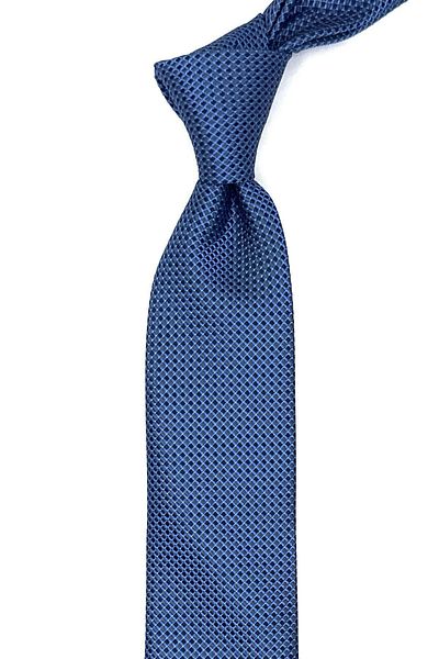 Kravatkolik Blue Dot Pattern Thin Tie SK7932