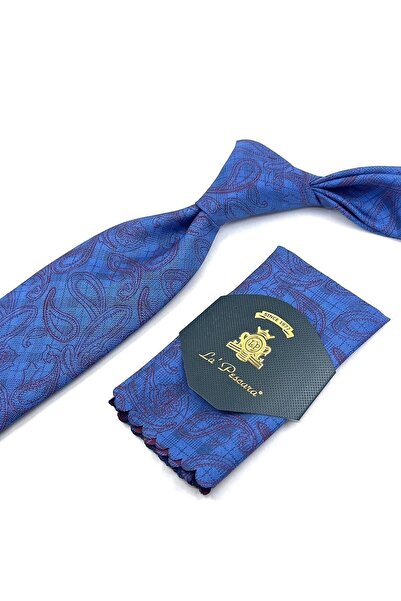 La Pescara Mavi - Кърпа с шал модел Бургунди Класическа вратовръзка KK11801