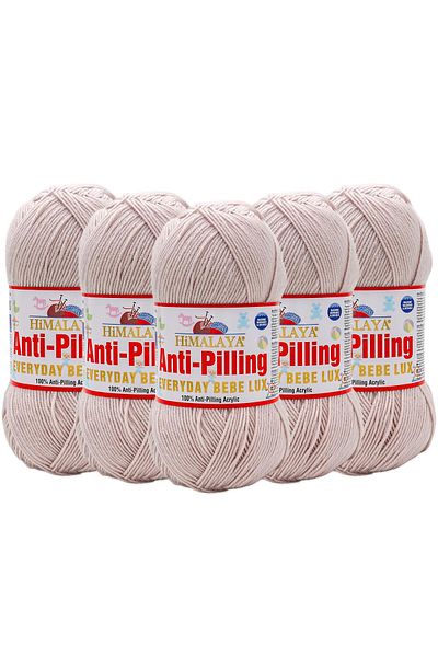 Himalaya Himalaya Everyday Bebe Lux - 5 Pieces Anti Pilling Hand Knitting Yarn - 70419 Beige