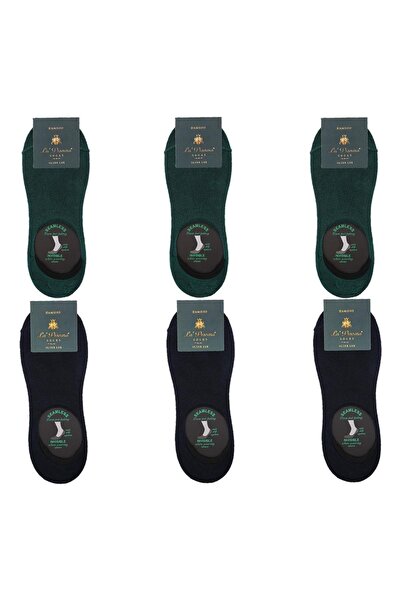 La Pescara La'pescara Ultra Luxury 6-Piece Green Navy Blue Bamboo Men's Socks...