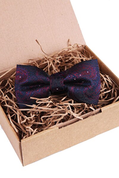 La Pescara Синій шарф з візерунком метелик P735