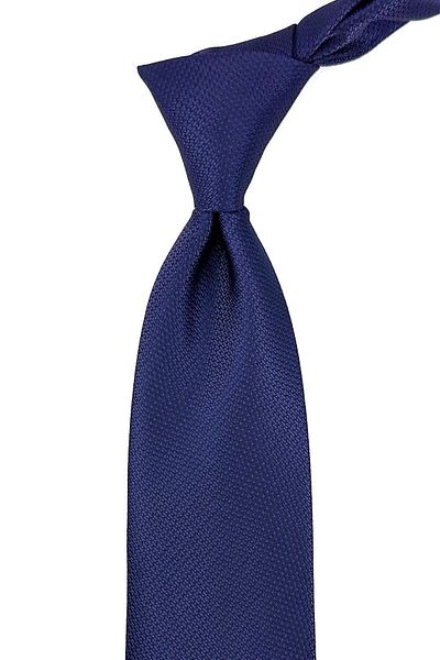 Kravatkolik Navy Blue Dot Pattern Classic Tie with Handkerchief Kk11208
