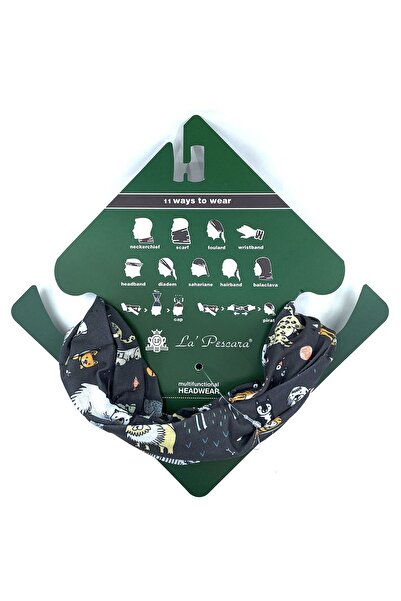 La Pescara Cutest Animal Gray Bandana Bnd85