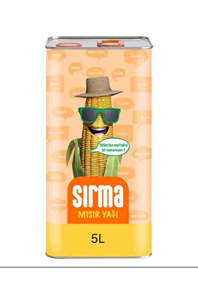 Sırma Mısırözü Yağı 5 Lt. Teneke