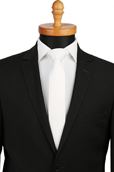 La Pescara Κρεμ Λεπτή Γραβάτα SK5007