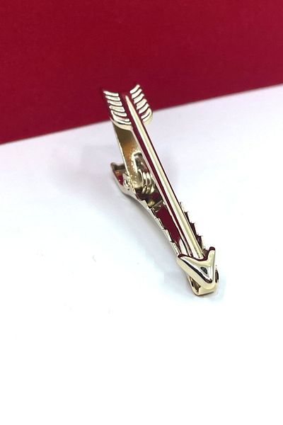 La Pescara Arrow Gold Tie Clip KIY38
