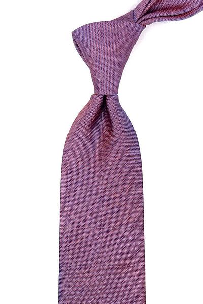 Kravatkolik Classic Necktie with Orange Sand Pattern Handkerchief KK12343