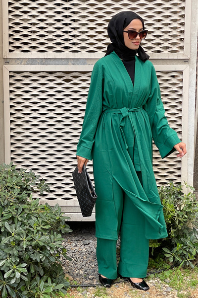 QLAY Set kimono dublu pentru femei (potrivire confortabilă)