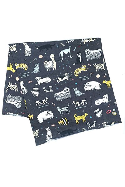 La Pescara Cutest Animal Gray Bandana Bnd85