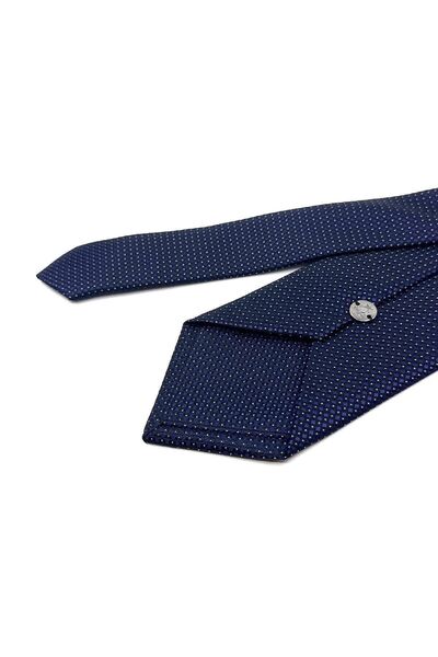 La Pescara Синій крапчастий класичний краватка KK11888