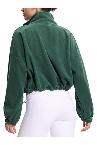 MOONBULL Women's Fleece - Elastic Waist Detailed and Zippered