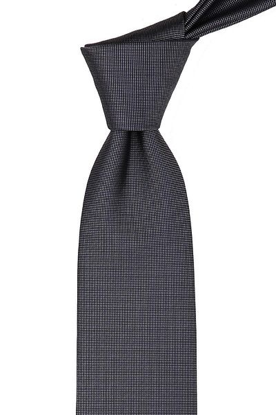 La Pescara Classic Tie with Smoked Dot Pattern Handkerchief Kk4154