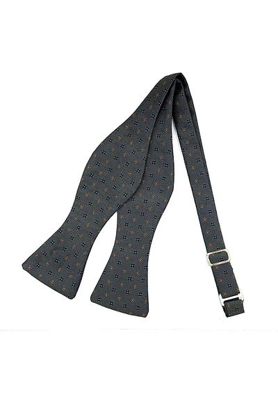 Kravatkolik Green Small Pattern Light Bow Tie AP124