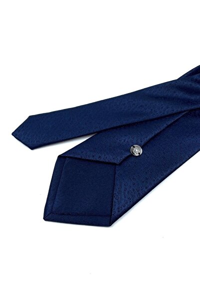 Kravatkolik Синій класичний краватка з власним візерунком Kk10961