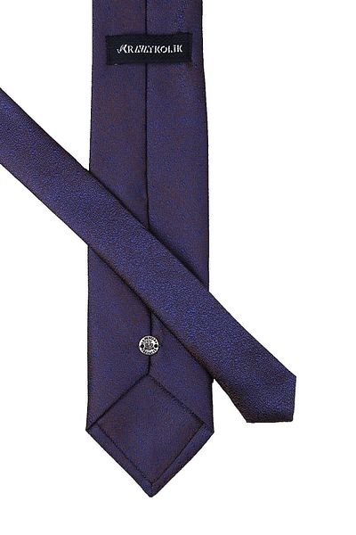 Kravatkolik Men's Brown Sand Pattern Classic Necktie with Handkerchief Kk9800