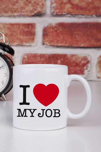 Kravatkolik I Love My Job Printed Mug