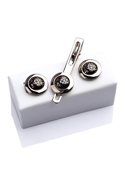 La Pescara Σετ μανικετόκουμπα και κλιπ γραβάτας KD322