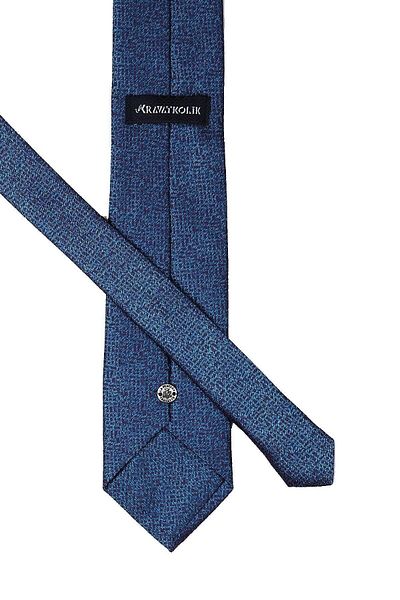 Kravatkolik Green Classic Tie with Self Pattern Handkerchief Kk9643