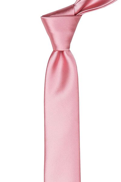 La Pescara Men's Powder Satin Plain Very Thin Tie UST05 KRVT8690002222037