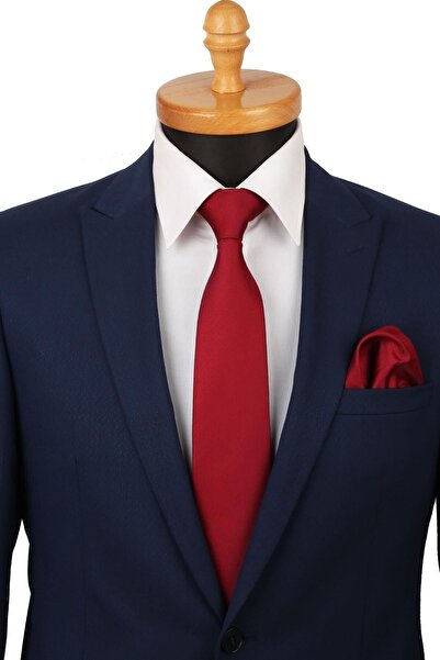 La Pescara Класическа вратовръзка с шарка на червени точки Kk4159