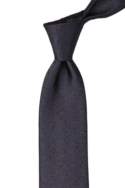 Kravatkolik Men's Smoked Sand Pattern Classic Necktie with Handkerchief Kk10495