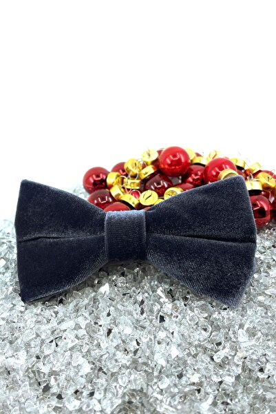 La Pescara Smoked Velvet Bow Tie P494