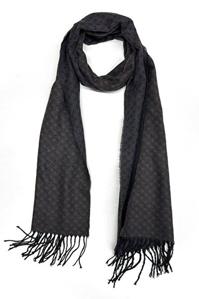 Kravatkolik Navy Blue - Brown Motif Pattern Men's Camisole K528