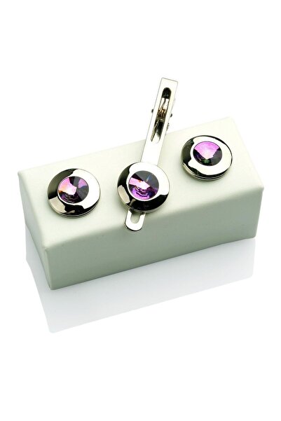 La Pescara Σετ μανικετόκουμπα και κλιπ γραβάτας KD317