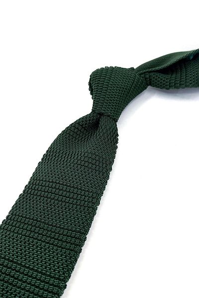 Kravatkolik Green Patterned Knitted Tie - ÖR8338