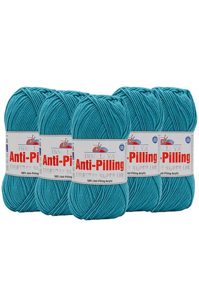 Himalaya Himalaya Everyday Super Lux Anti Pilling 5 Pieces Hand Knitting Yarn - 73420 Turquoise