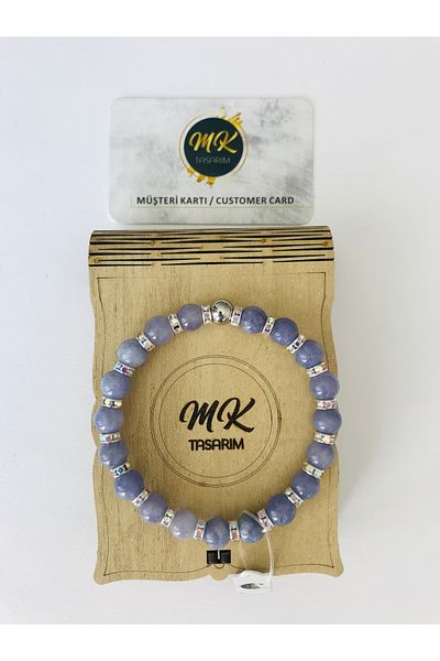 MK tasarım Real Purple Quartz Bracelet - MK Design, MKT26002