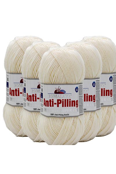 Himalaya Himalaya Everyday Super Lux 5 Τεμάχια Anti Pilling Υφαντό - 73402 Κρέμα