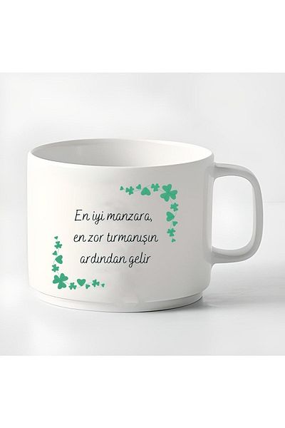RHG Art Double Turkish Coffee Cup & Espresso Motivation 180 Ml