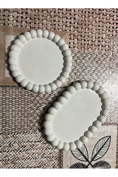 candleistanbul Σετ 2 Μπολ για Παρουσίαση Bubble - Διακοσμητικό Δοχείο από Μπετόν
