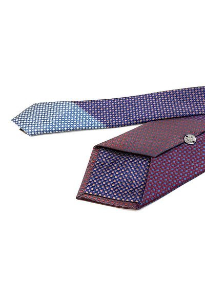 Kravatkolik Dot Pattern Multicolor Patchwork Classic Tie KK12208