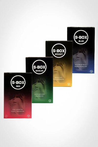 S-Box Condom Karma Paket 48 Adet Prezervatif