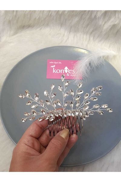 Kontes Bridal Crown Hair Accessory