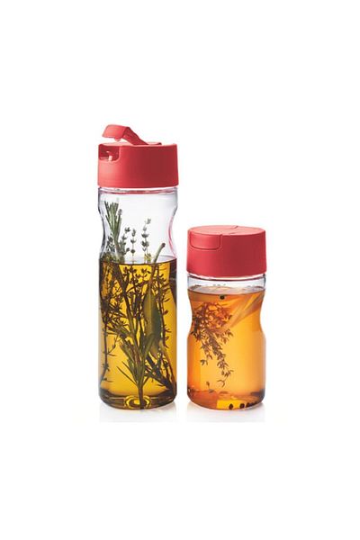 Tupperware Duru Olive Oil Set of 2 Oil Vinegar Sauce Bowl Hsgl