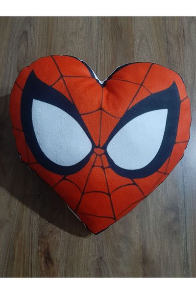 owl bag Spiderman Patterned Heart Pillow - Shaped Design