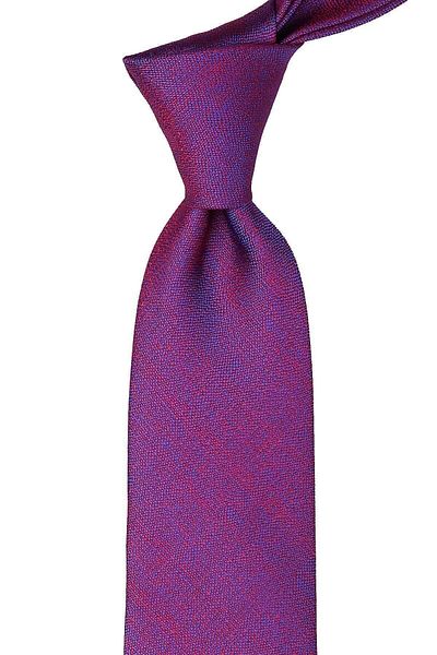 Kravatkolik Men's Red Blue Sand Pattern Classic Necktie with Handkerchief Kk9849