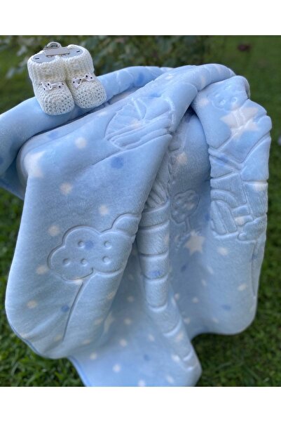 Merinos Baby Embos Bebek Battaniyesi