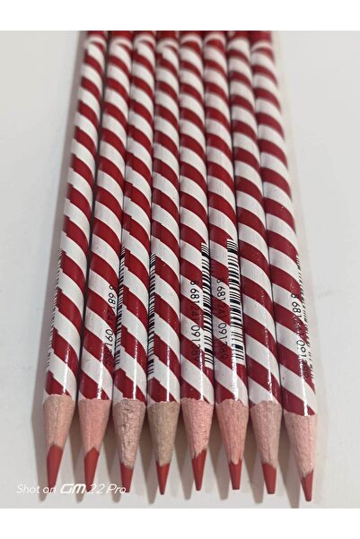 Faber Castell Kırmız Dalgalı Başlık Kalemi (8ADET)