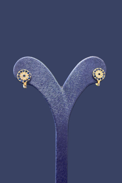 Altınaşkı Nazar Boncuklu Altın Çocuk Küpe