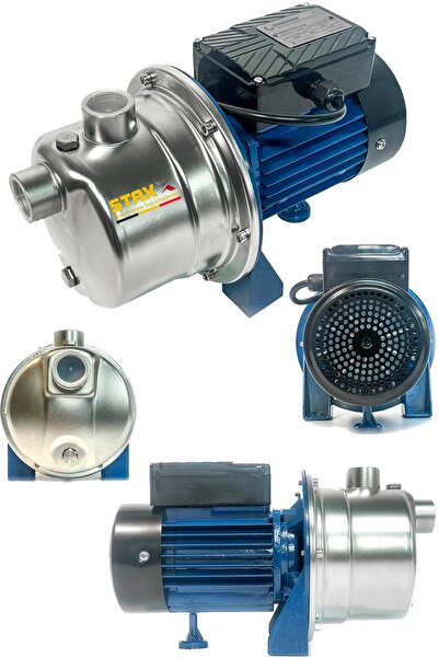 STAXX POWER Tam Bakır Sargılı Metal Dişli Şanzıman 1HP Paslanmaz Gövdeli 8Mt ...