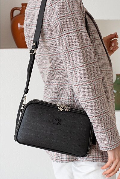 Lifonbag Жіноча багатосекційна регульована сумка через плече з хрестоподібним...