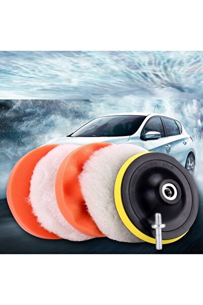 OZCMAX 6 Parça Pasta Cila Fırçaa Seti 12.5Cm Büyük Boy Disk Aparatlı Far Kapu...